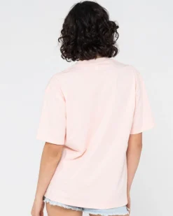 Camiseta De Corte Boyfriend De Blanks>Rusty Best Sale