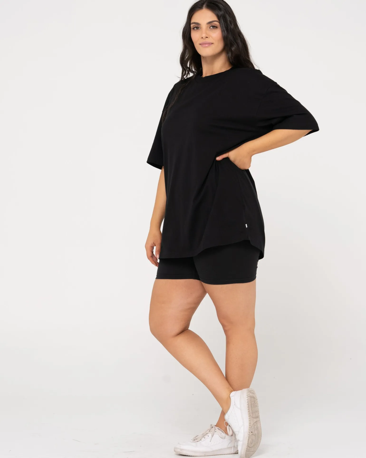Camiseta De Corte Boyfriend De Blanks>Rusty Hot