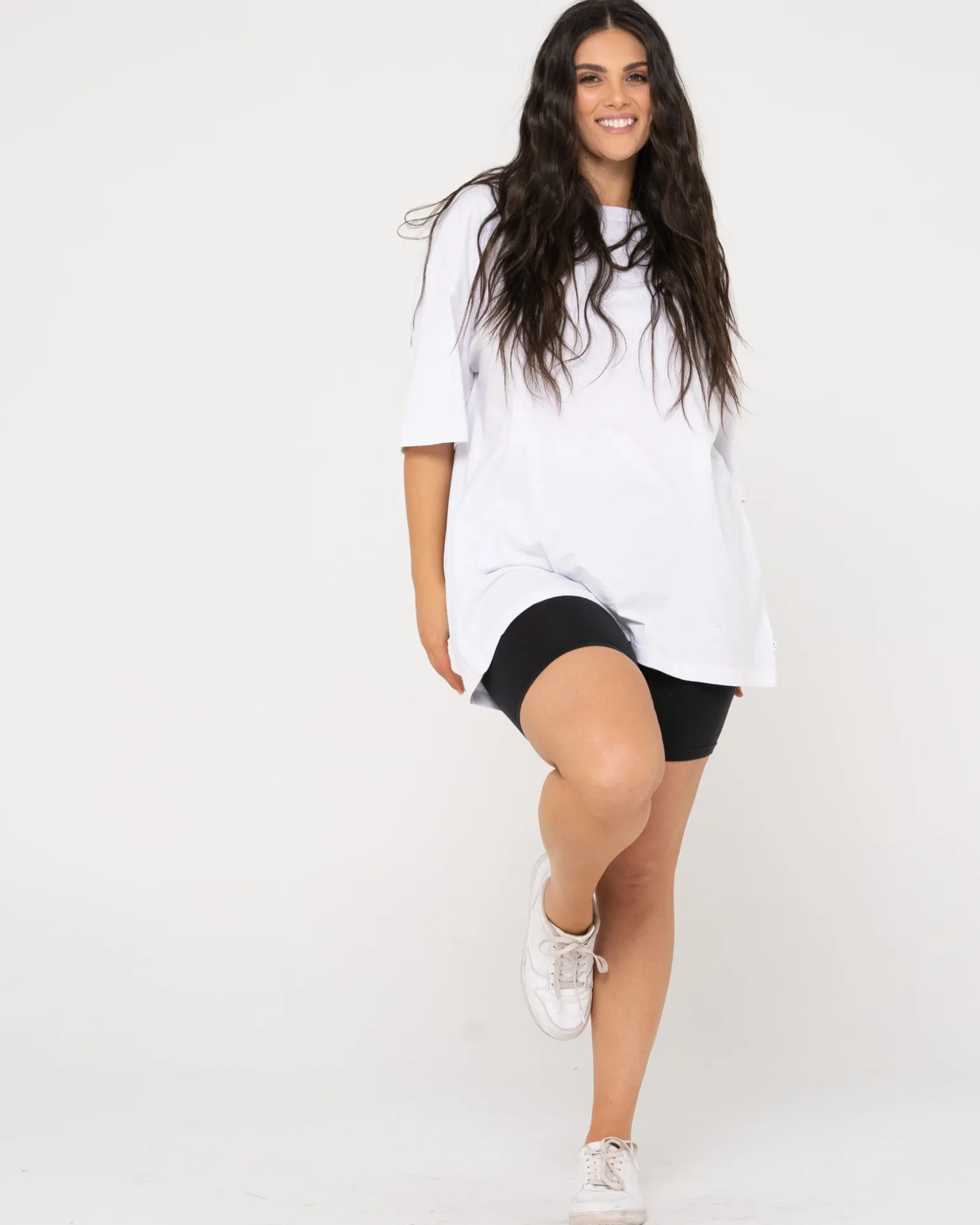 Camiseta De Corte Boyfriend De Blanks>Rusty Best Sale