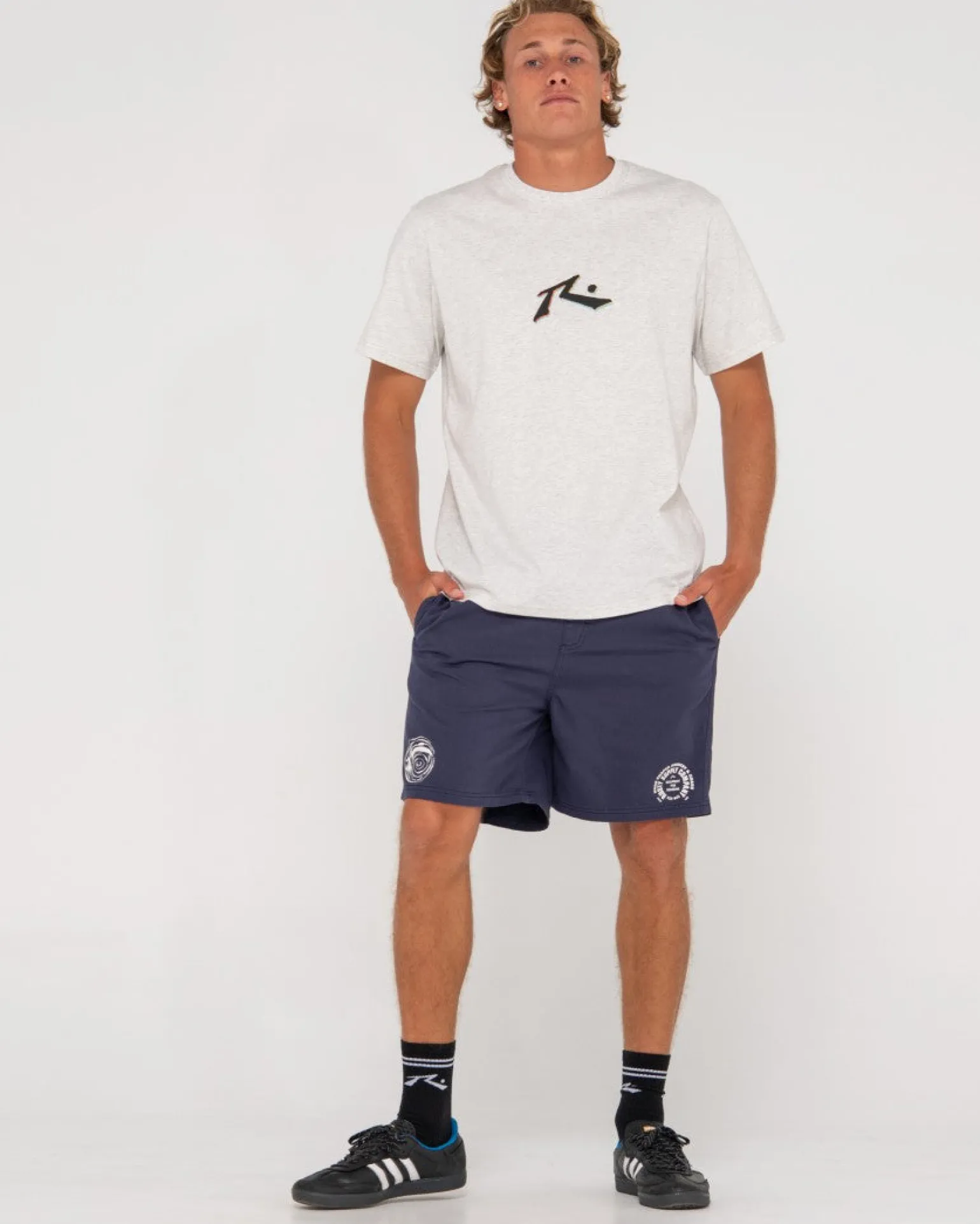 Camiseta De Manga Corta Con Doble Caida>Rusty Fashion