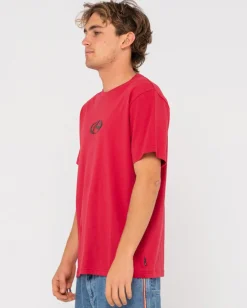 Camiseta De Manga Corta Con Grafico Shutdown><noscript><img width=