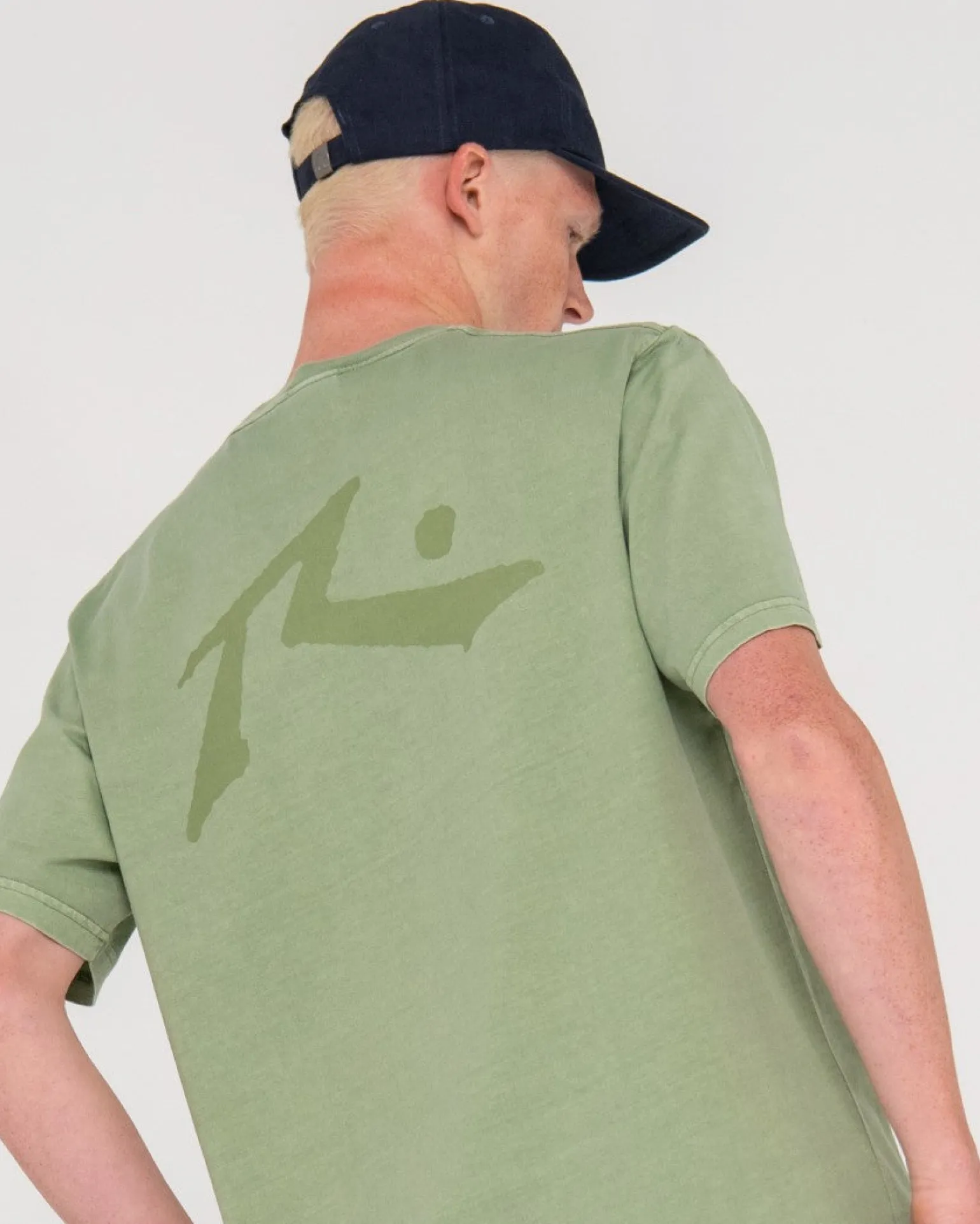 Camiseta De Manga Corta Con Lavado Comp>Rusty New