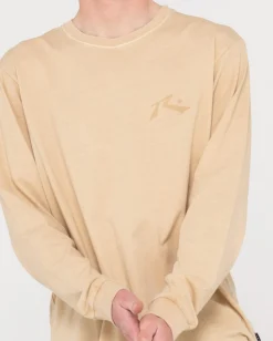 Camiseta De Manga Larga Con Lavado Comp><noscript><img width=