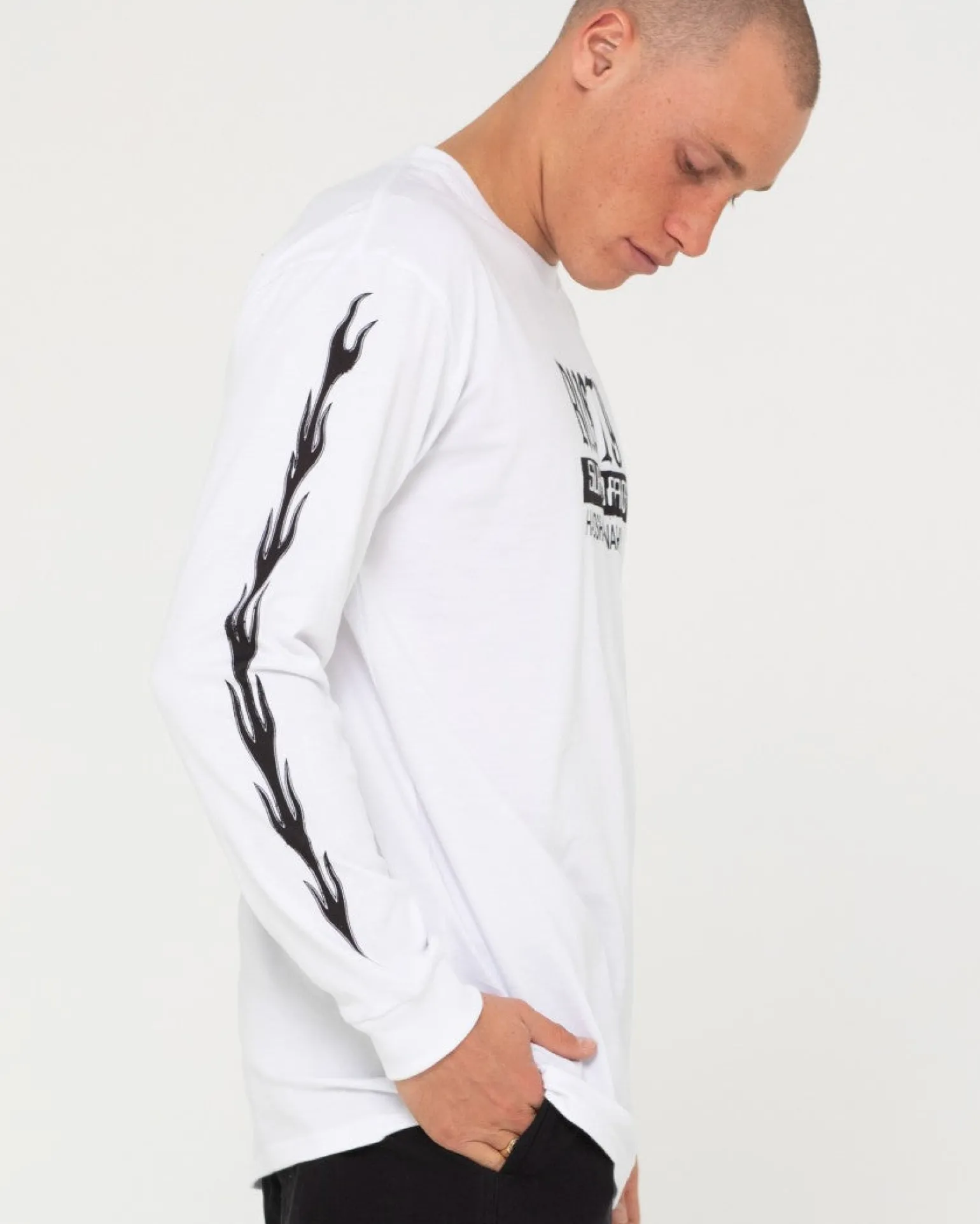 Camiseta De Manga Larga Flaming Anarchy Para Niños>Rusty Shop