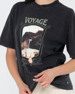 Camiseta Estilo Boyfriend De Voyage><noscript><img width=
