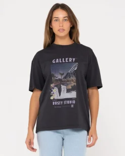 Camiseta Extragrande Con Grafico De Studio>Rusty Cheap