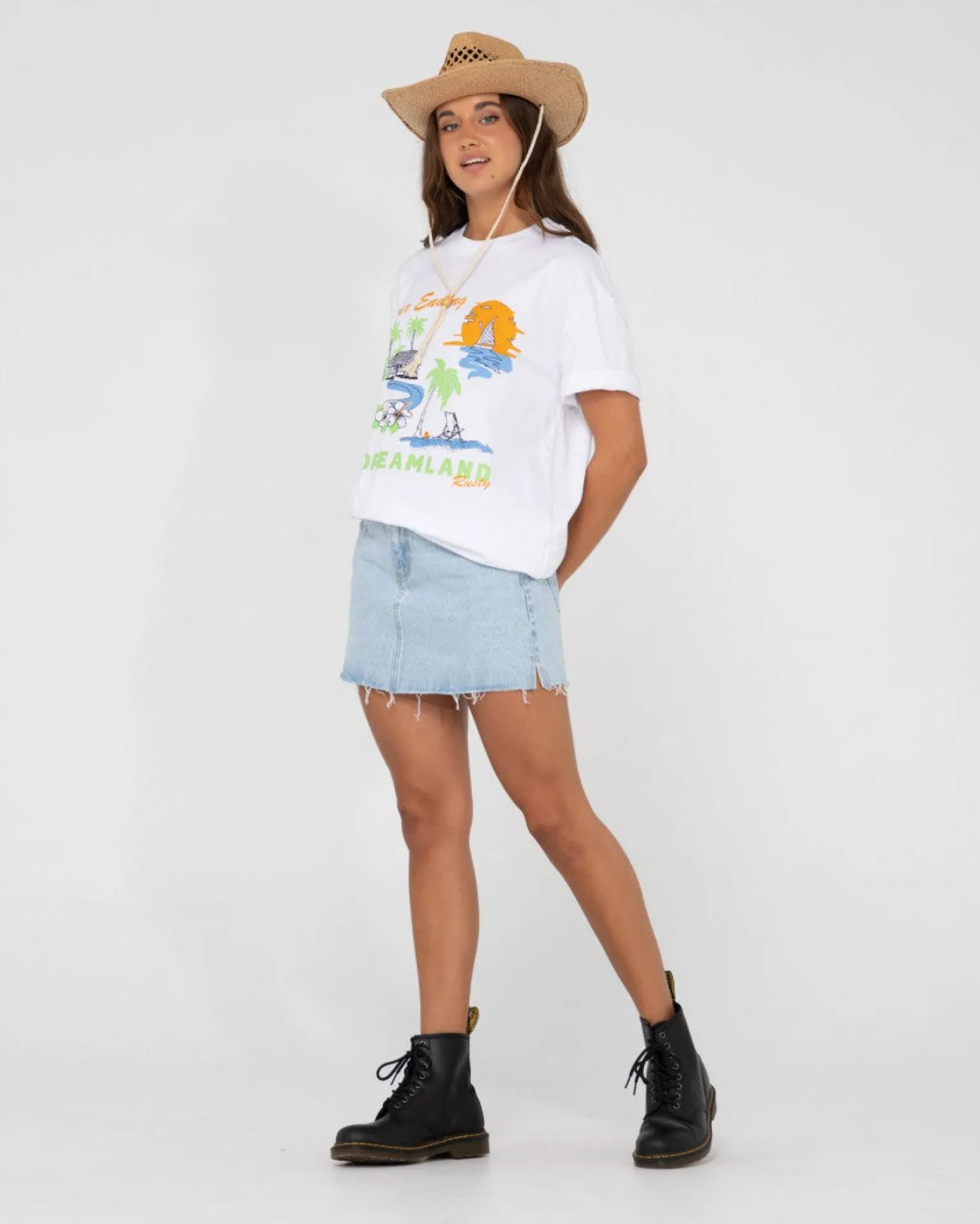 Camiseta Extragrande Con Grafico Dreamland>Rusty Sale