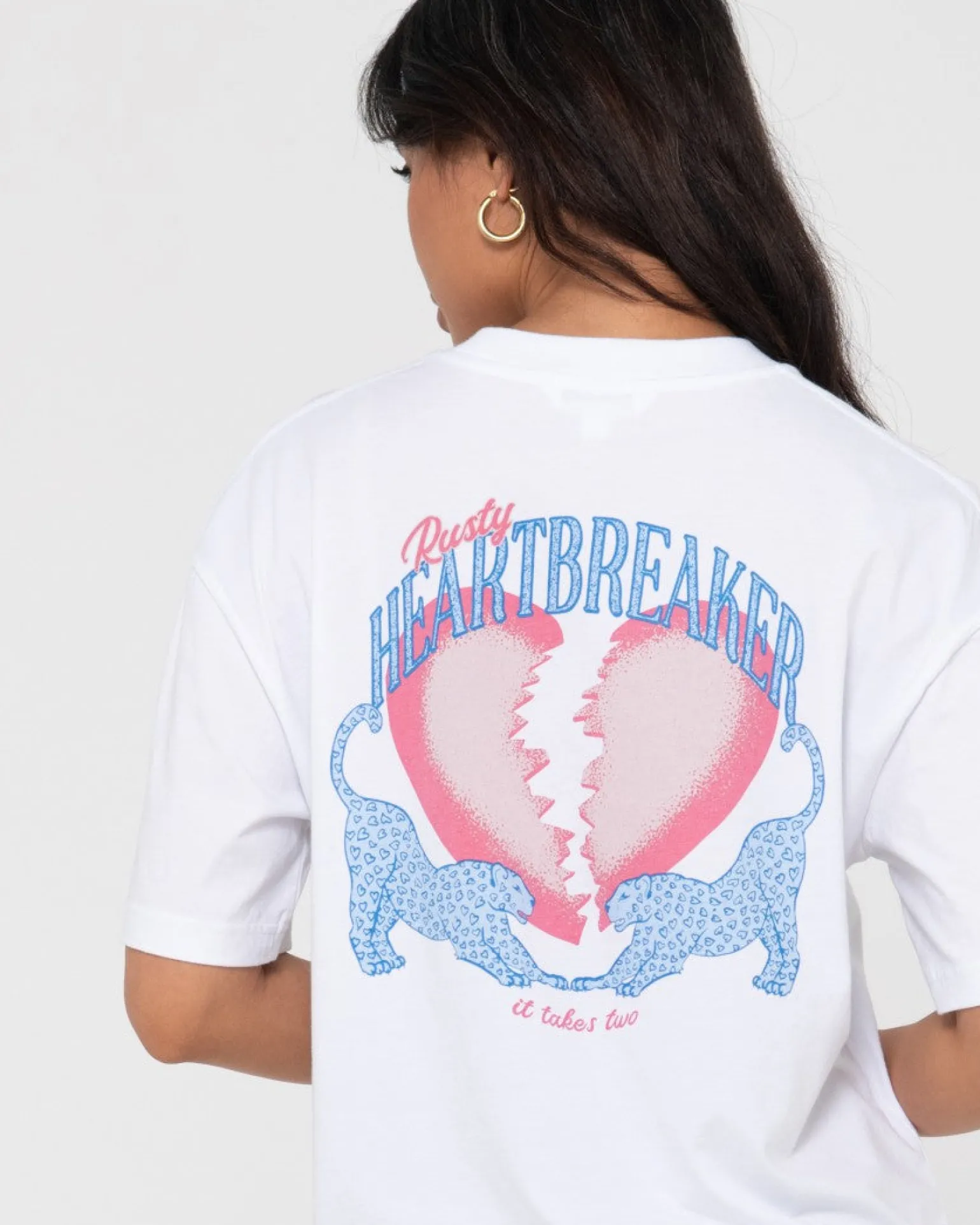 Camiseta Extragrande Con Grafico Heartbreaker>Rusty Shop