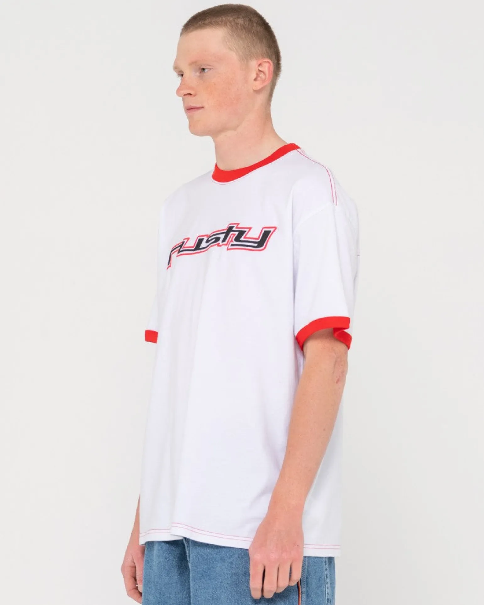 Camiseta Grafica De Manga Corta Dead Ringer>Rusty Store