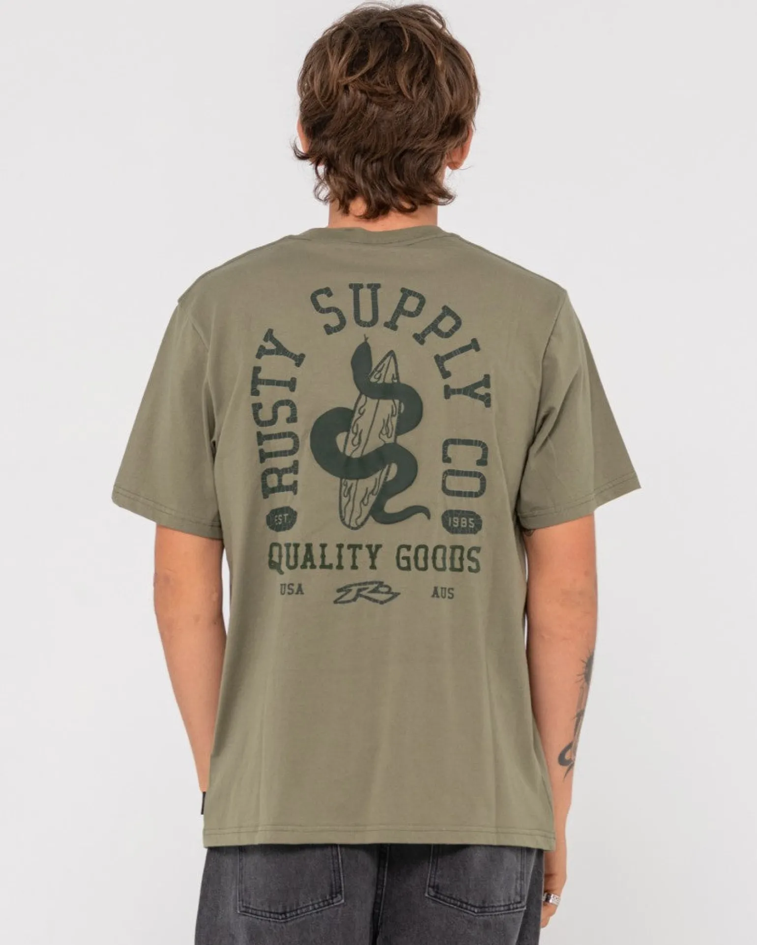 Camiseta Grafica De Manga Corta Nesian>Rusty Fashion