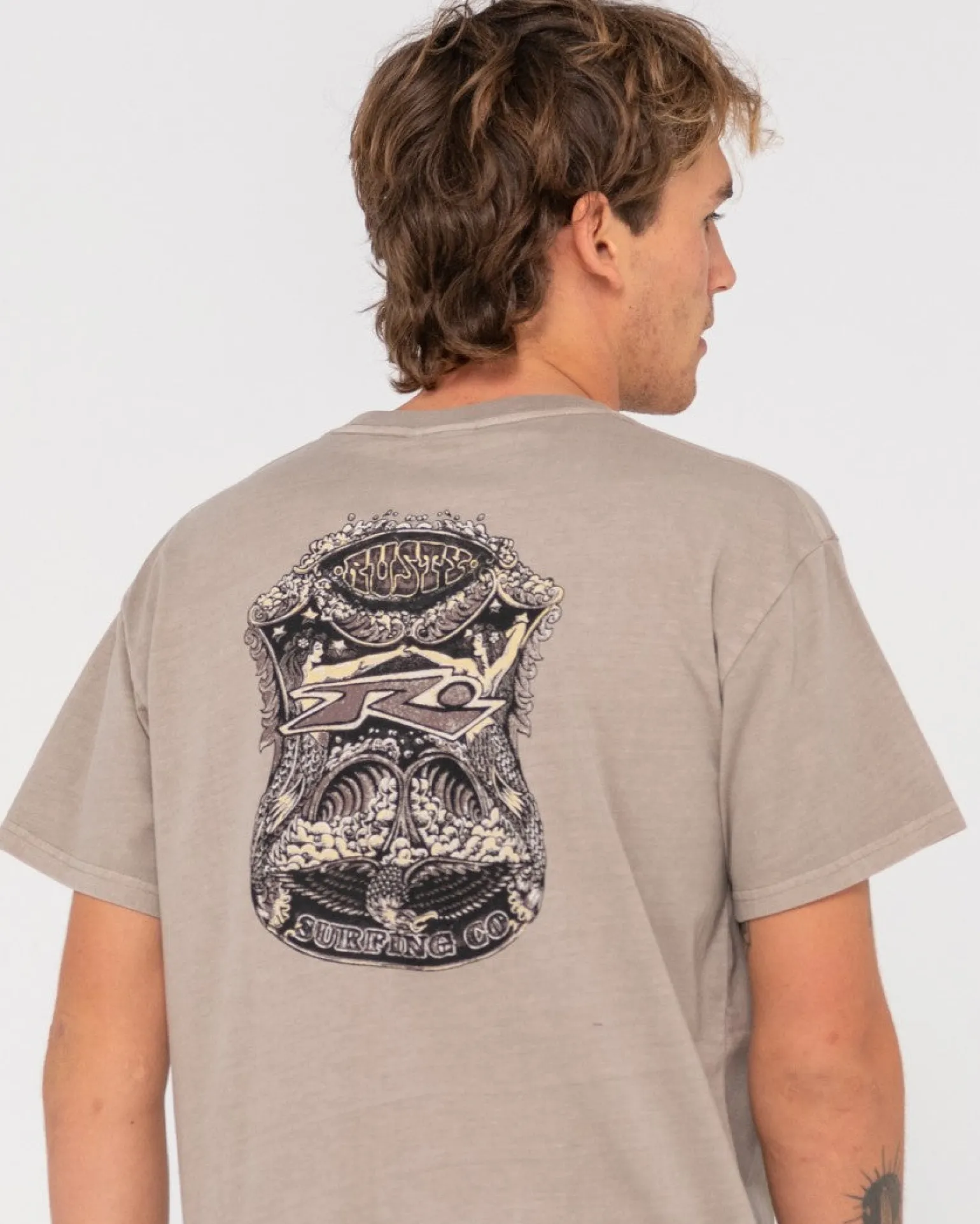 Camiseta Grafica De Manga Corta Mer Man>Rusty Best
