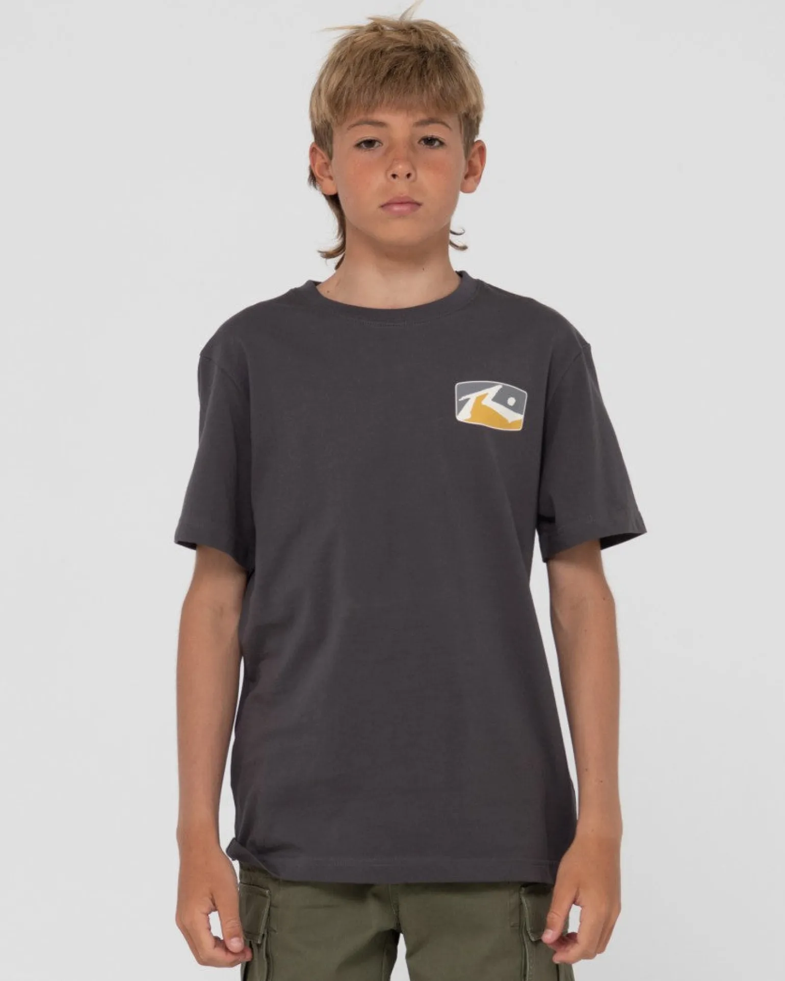Camiseta Grafica De Manga Corta Click Bait Para Niños>Rusty Fashion