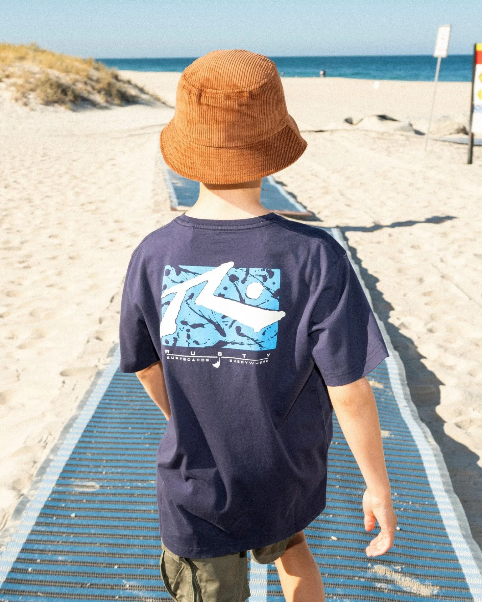 Camiseta Grafica De Manga Corta Splat Down Para Niños>Rusty Sale