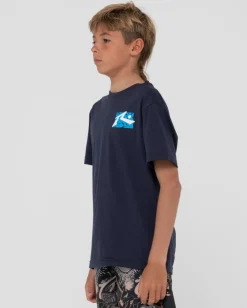 Camiseta Grafica De Manga Corta Splat Down Para Niños><noscript><img width=