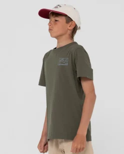Camiseta Grafica De Manga Corta En Caja Para Niños><noscript><img width=