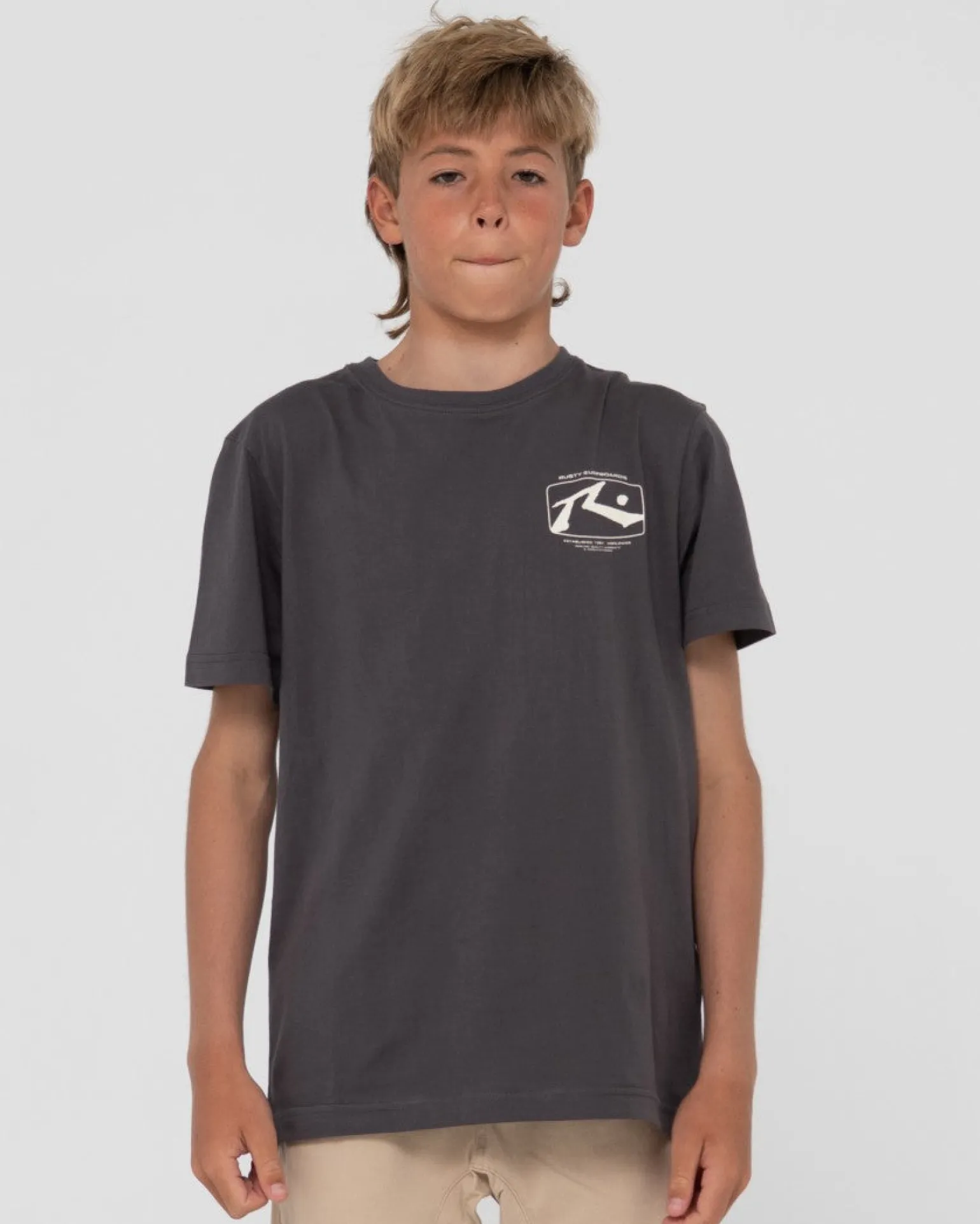 Camiseta Grafica De Manga Corta Advocate Para Niños>Rusty Outlet