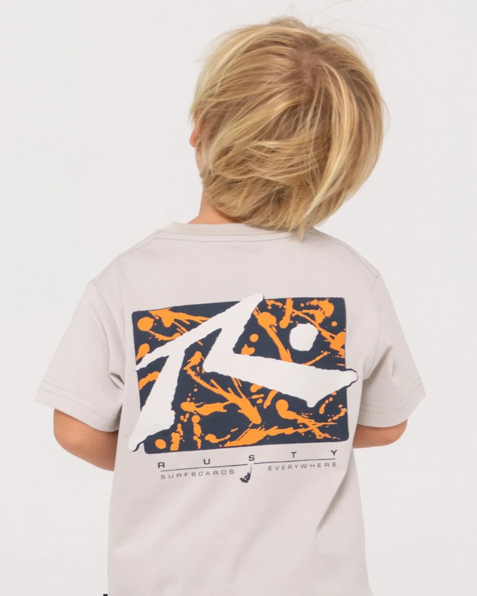 Camiseta Grafica De Manga Corta Splat Down Runts>Rusty Clearance