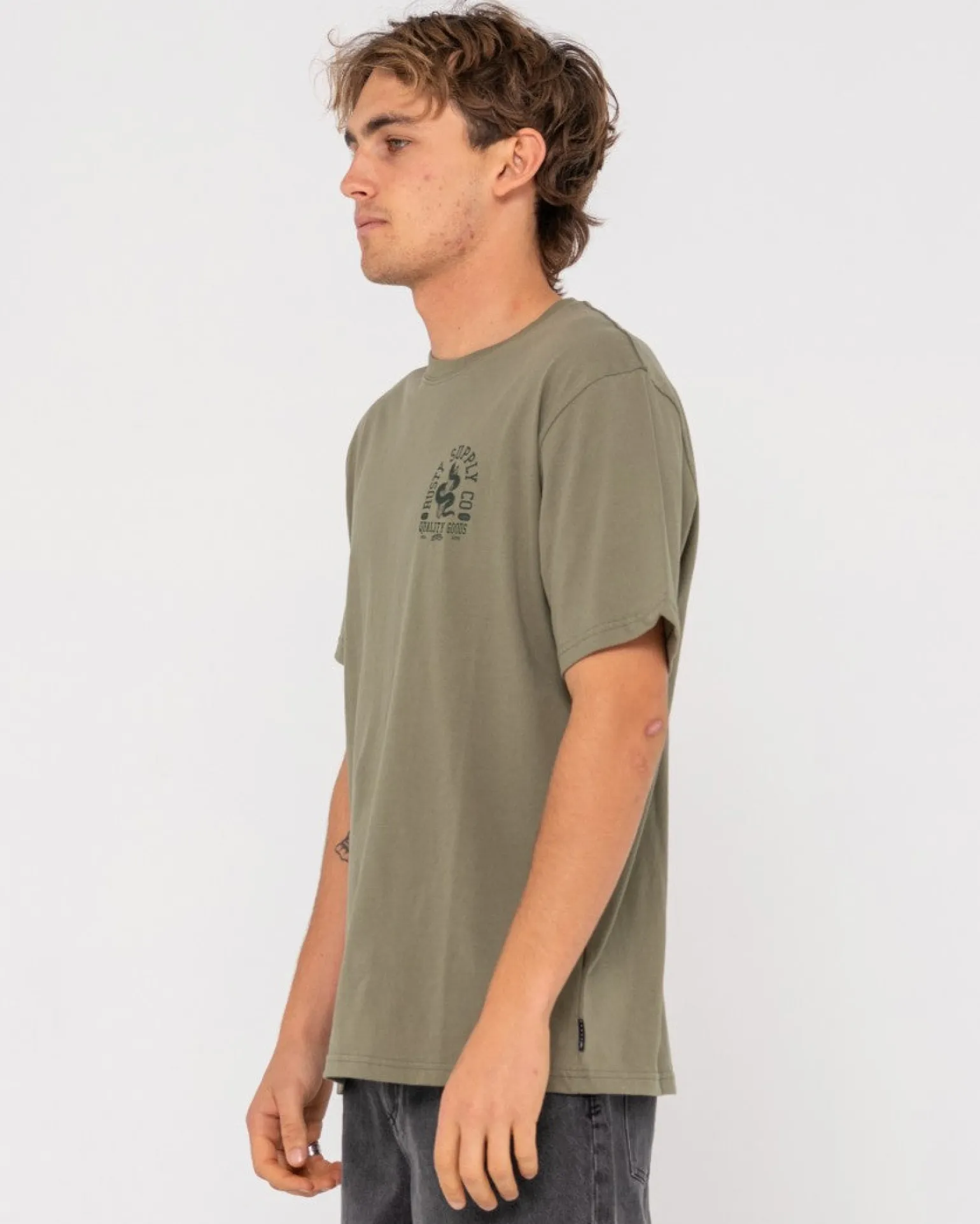 Camiseta Grafica De Manga Corta Nesian>Rusty Shop