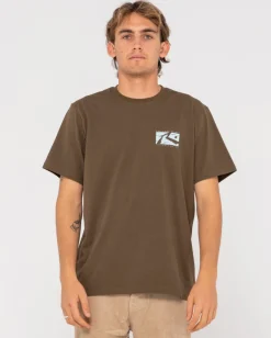 Camiseta Grafica De Manga Corta Con Lunares R>Rusty Hot