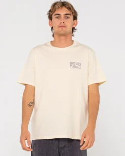 Camiseta Grafica De Manga Corta Con Lunares R>Rusty Hot