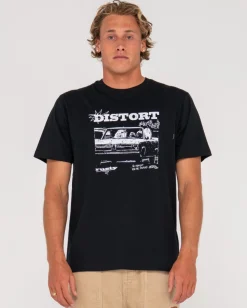 Camiseta Grafica De Manga Corta Distorsionar>Rusty Best Sale