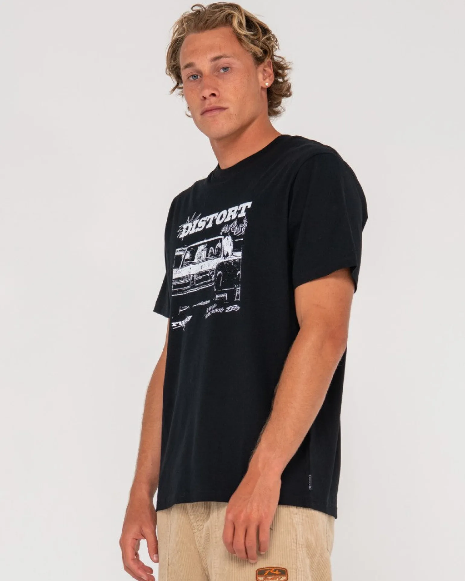 Camiseta Grafica De Manga Corta Distorsionar>Rusty Best Sale