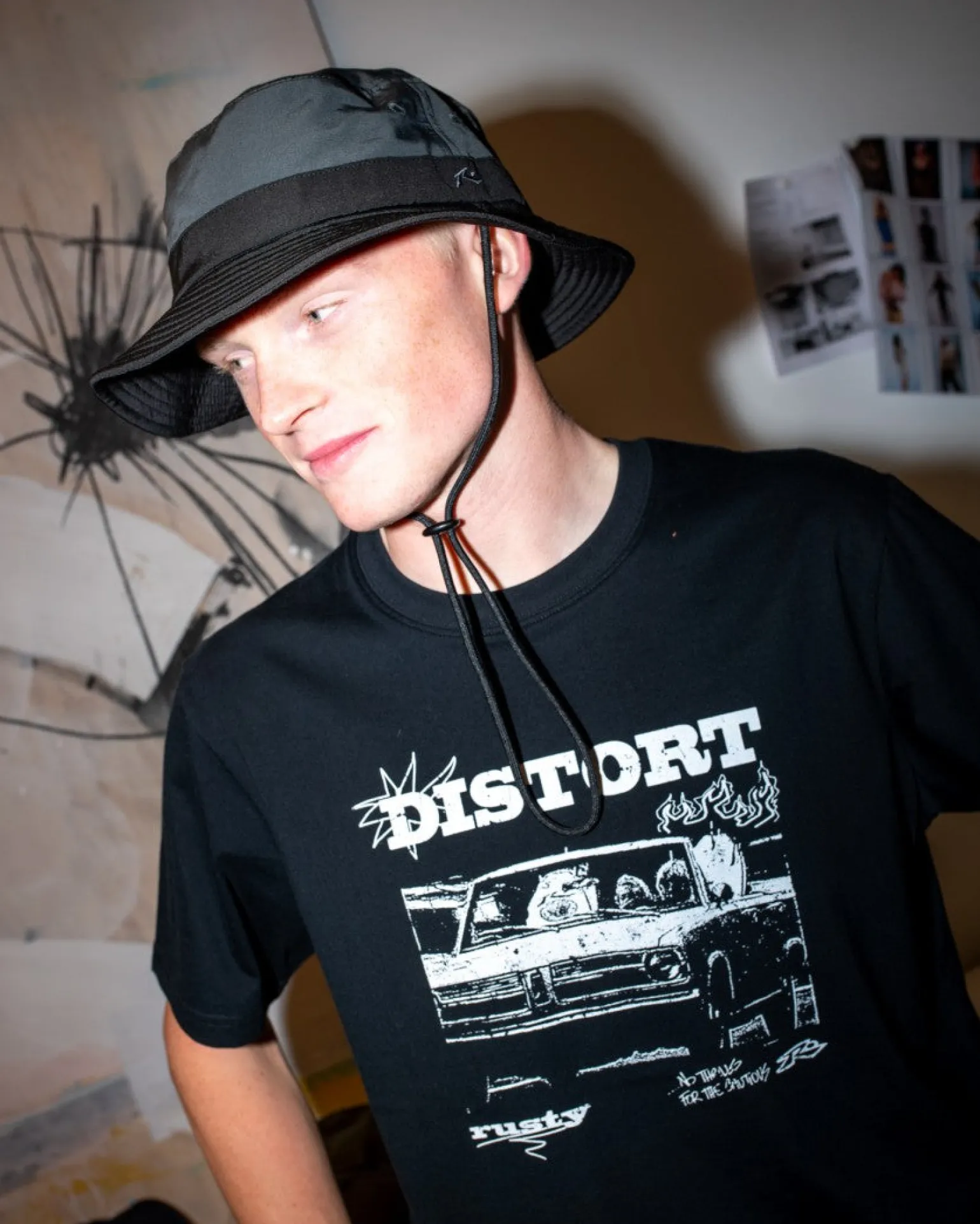 Camiseta Grafica De Manga Corta Distorsionar>Rusty Best Sale