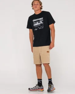 Camiseta Grafica De Manga Corta Distorsionar><noscript><img width=
