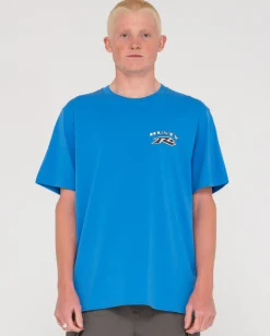 Camiseta Grafica De Manga Corta Tribal Burn>Rusty New
