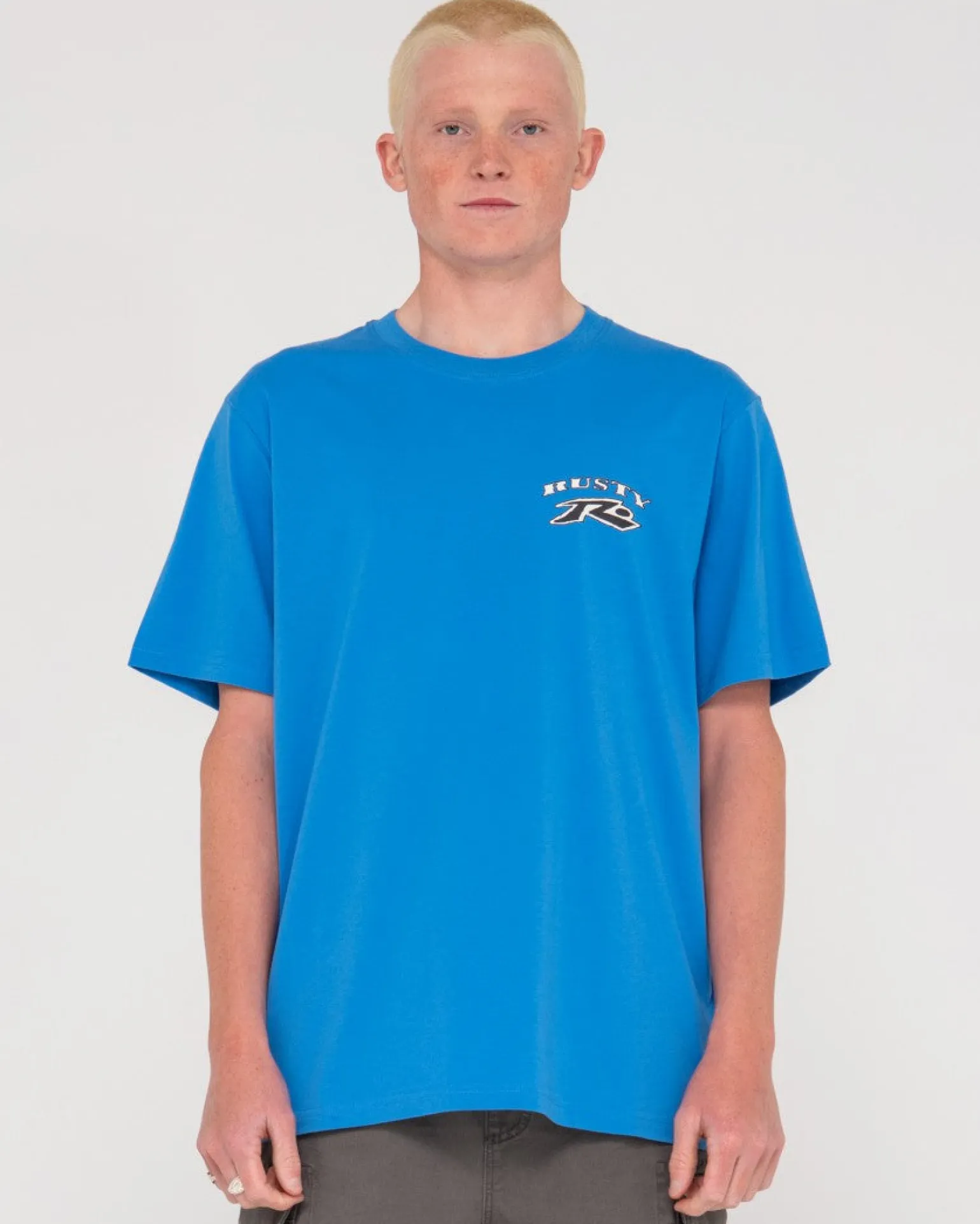 Camiseta Grafica De Manga Corta Tribal Burn>Rusty New