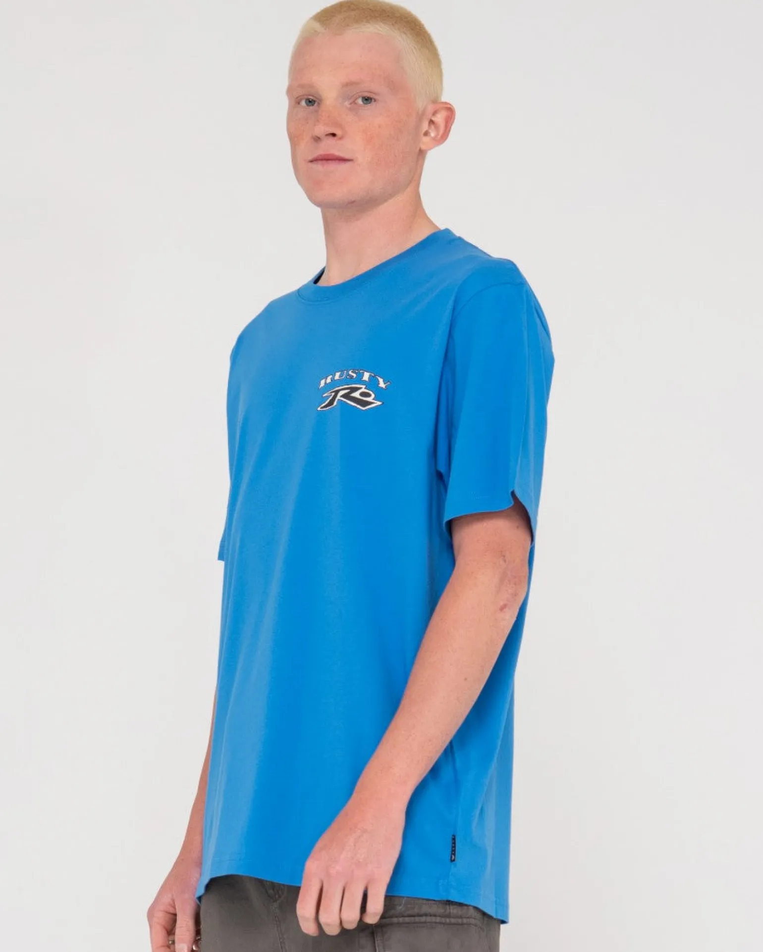 Camiseta Grafica De Manga Corta Tribal Burn>Rusty New