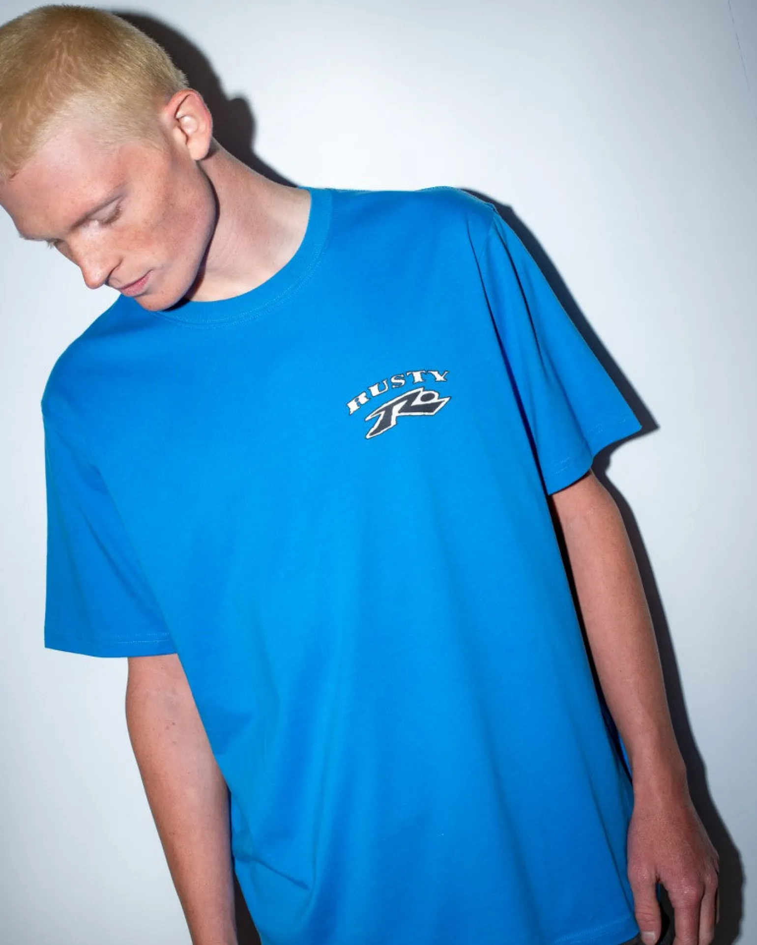 Camiseta Grafica De Manga Corta Tribal Burn>Rusty New