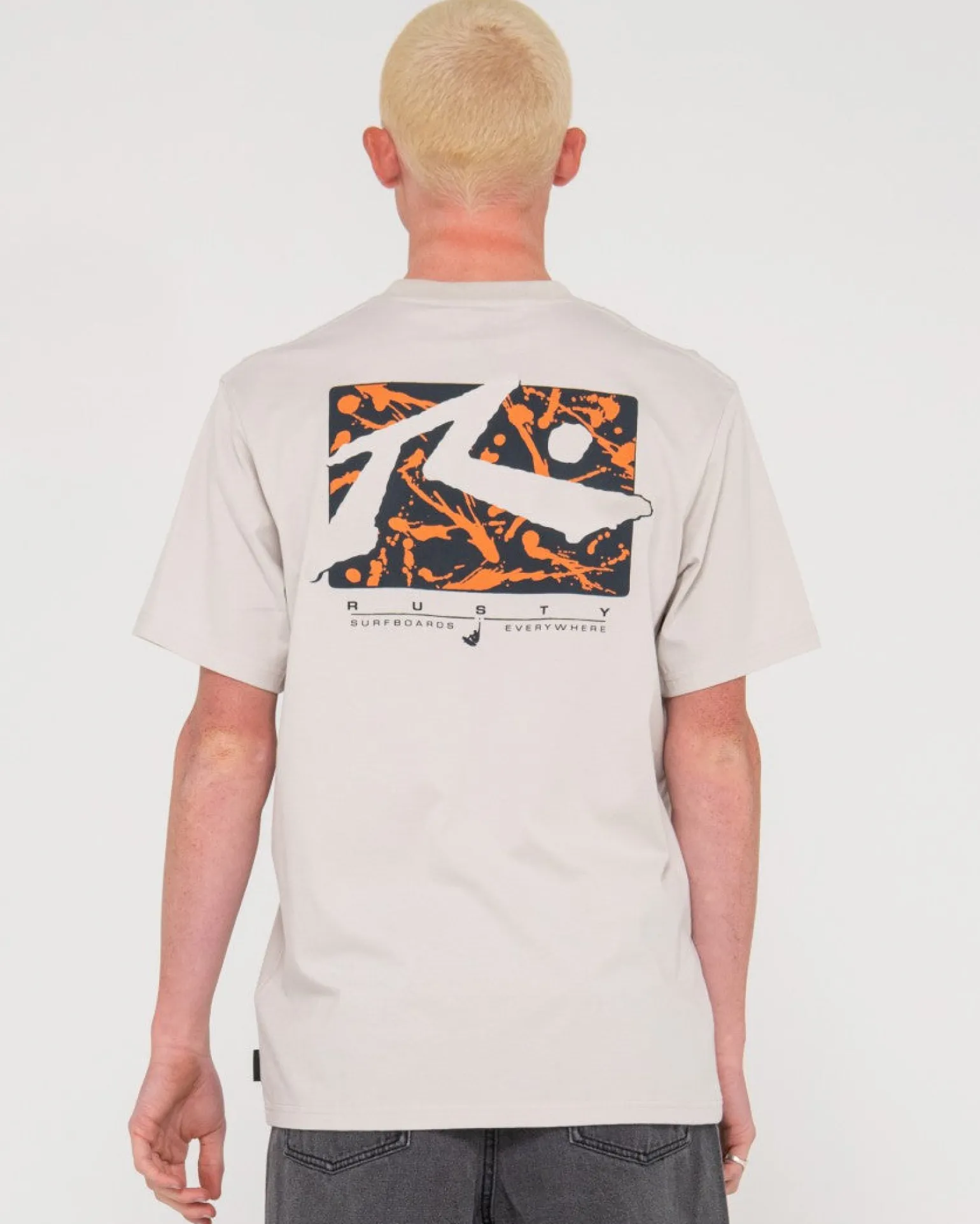 Camiseta Grafica De Manga Corta Splat Down>Rusty Sale