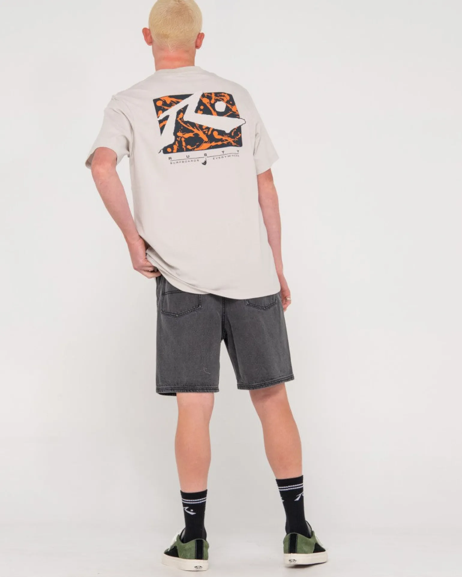 Camiseta Grafica De Manga Corta Splat Down>Rusty Sale