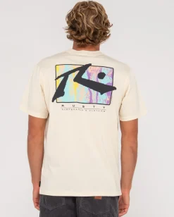 Camiseta Grafica De Manga Corta Dye Bath>Rusty Cheap