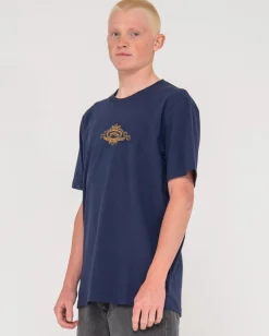 Camiseta Grafica De Manga Corta Con Filigrana><noscript><img width=