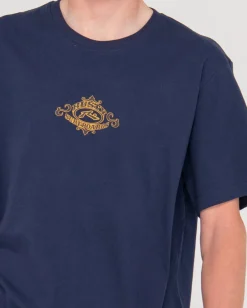 Camiseta Grafica De Manga Corta Con Filigrana><noscript><img width=