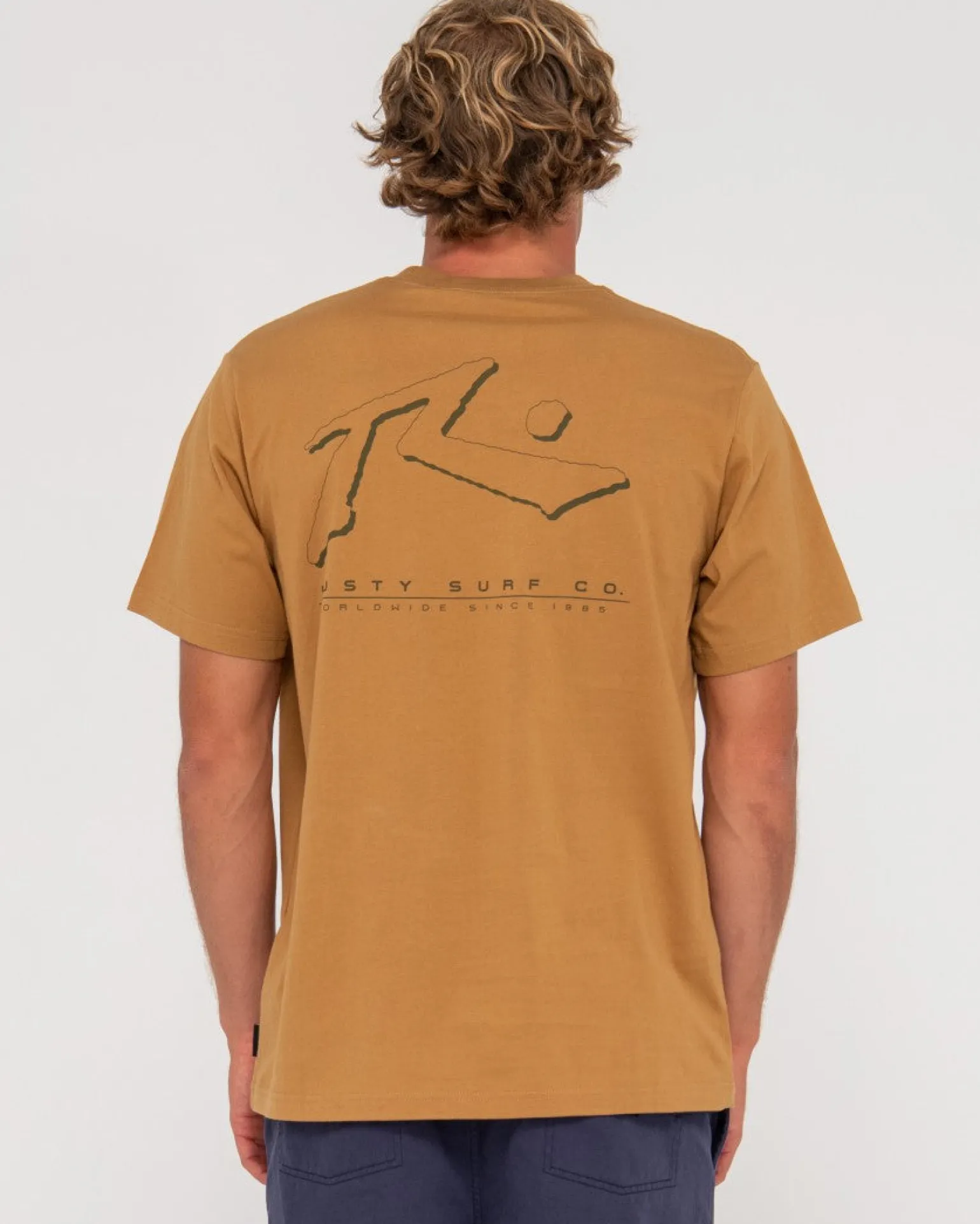 Camiseta Grafica De Manga Corta Sleds And Meds>Rusty Best