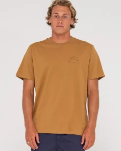 Camiseta Grafica De Manga Corta Sleds And Meds>Rusty Best