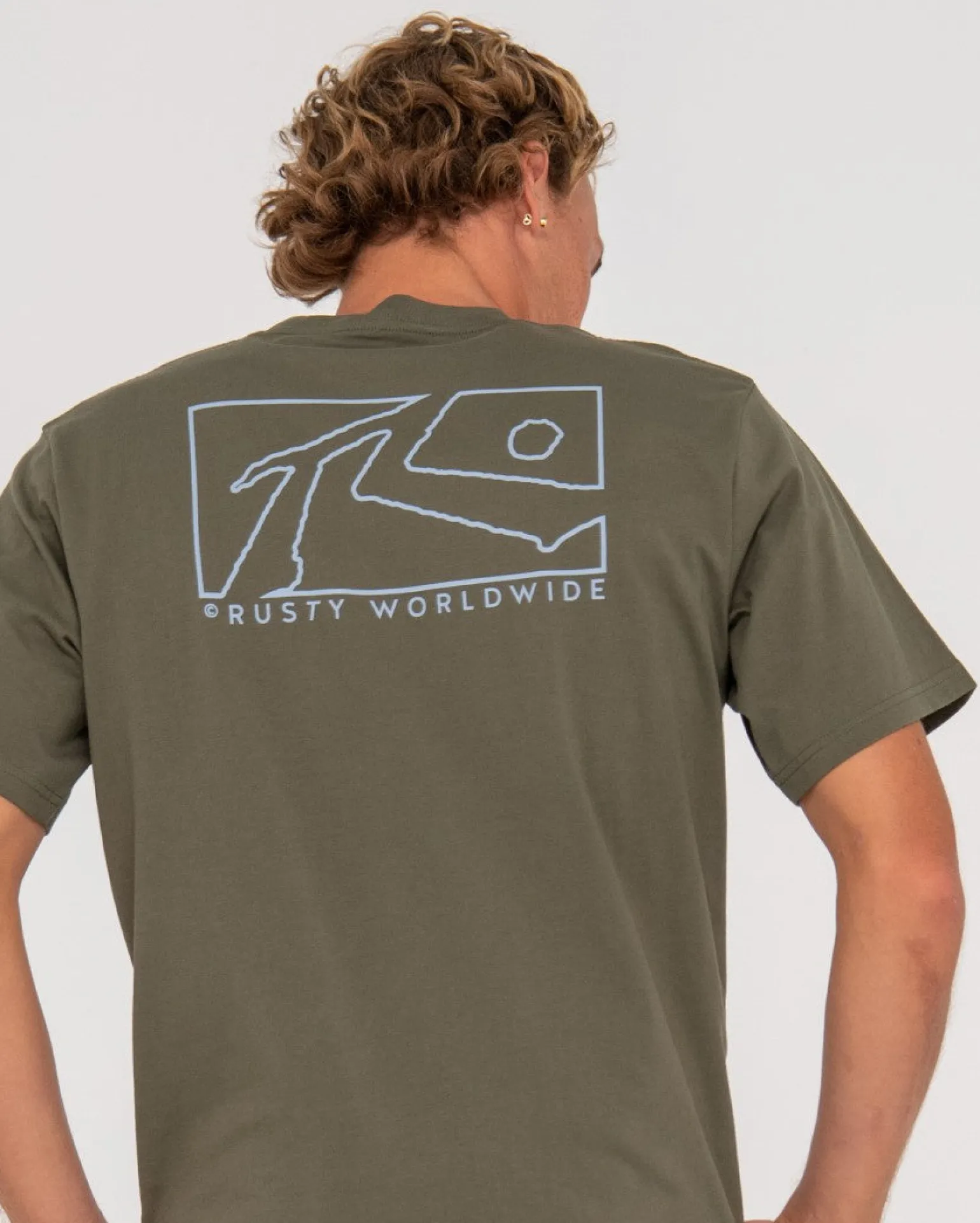 Camiseta Grafica De Manga Corta En Caja>Rusty Best Sale