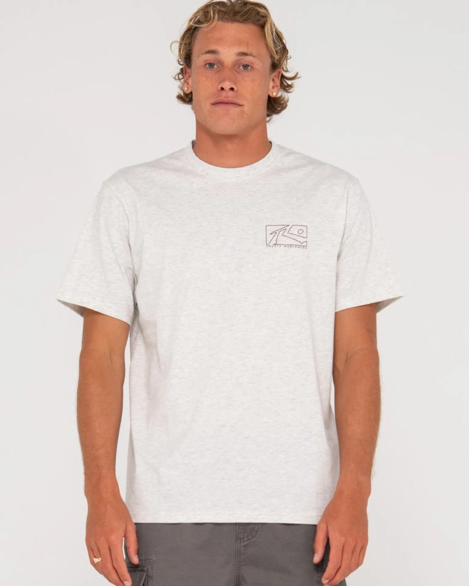 Camiseta Grafica De Manga Corta En Caja>Rusty Shop