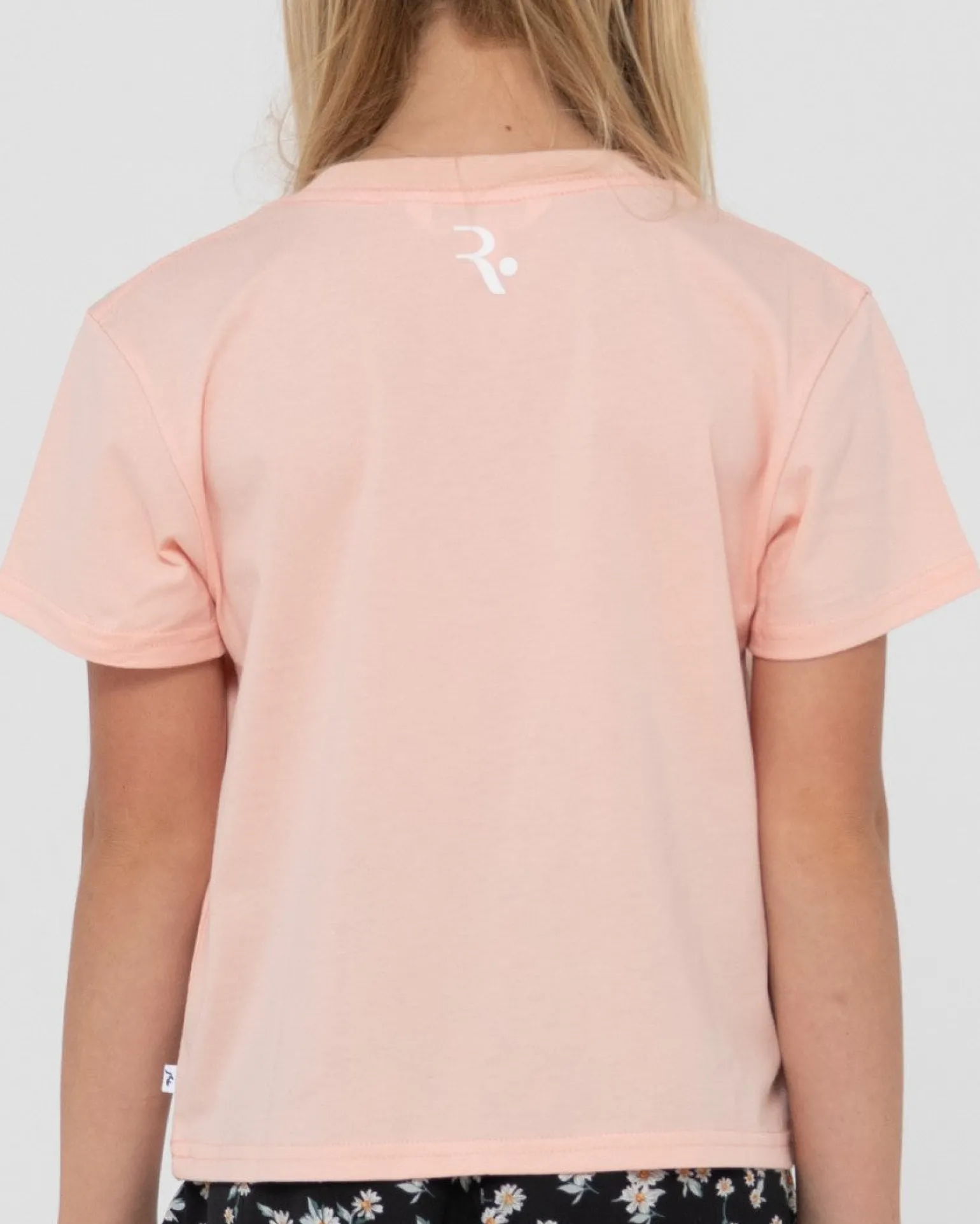Camiseta Holgada Con Grafico De La Firma Para Ninas>Rusty Shop