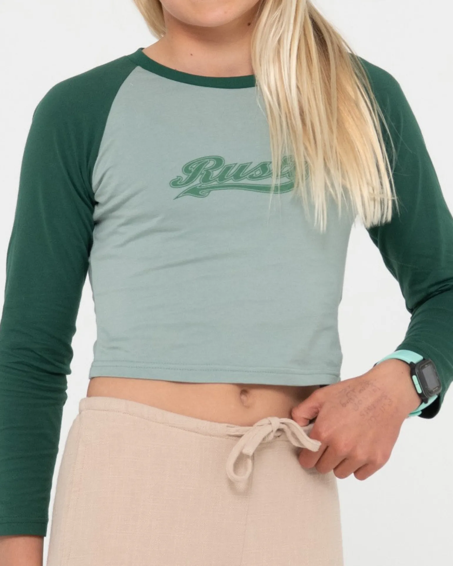 Camiseta Norty De Manga Larga Raglan Para Bebe Ninas>Rusty Flash Sale