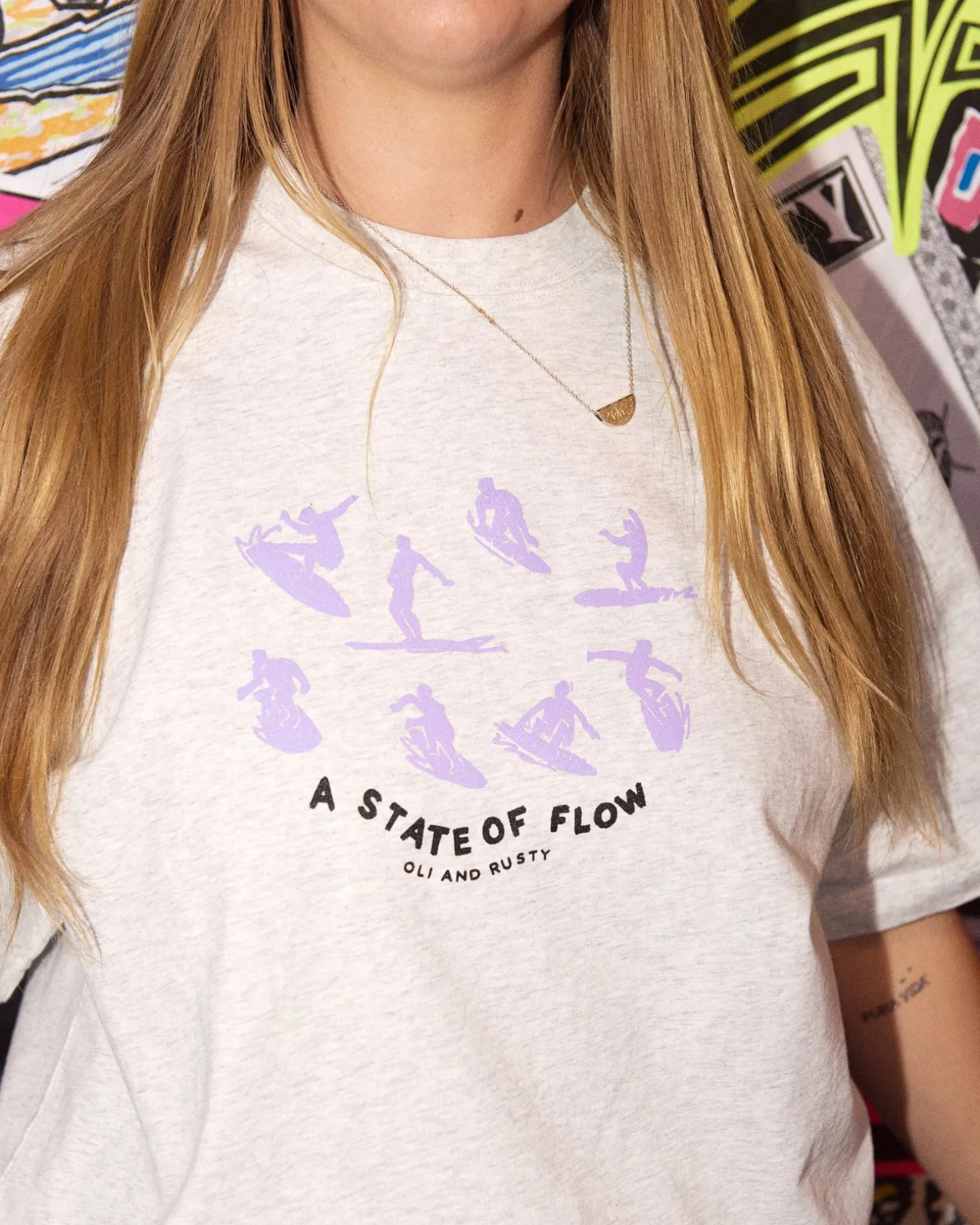 Camiseta Oli X State Of Flow>Rusty Store