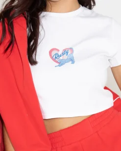 Camiseta Para Bebe Con Estampado De Rompecorazones><noscript><img width=
