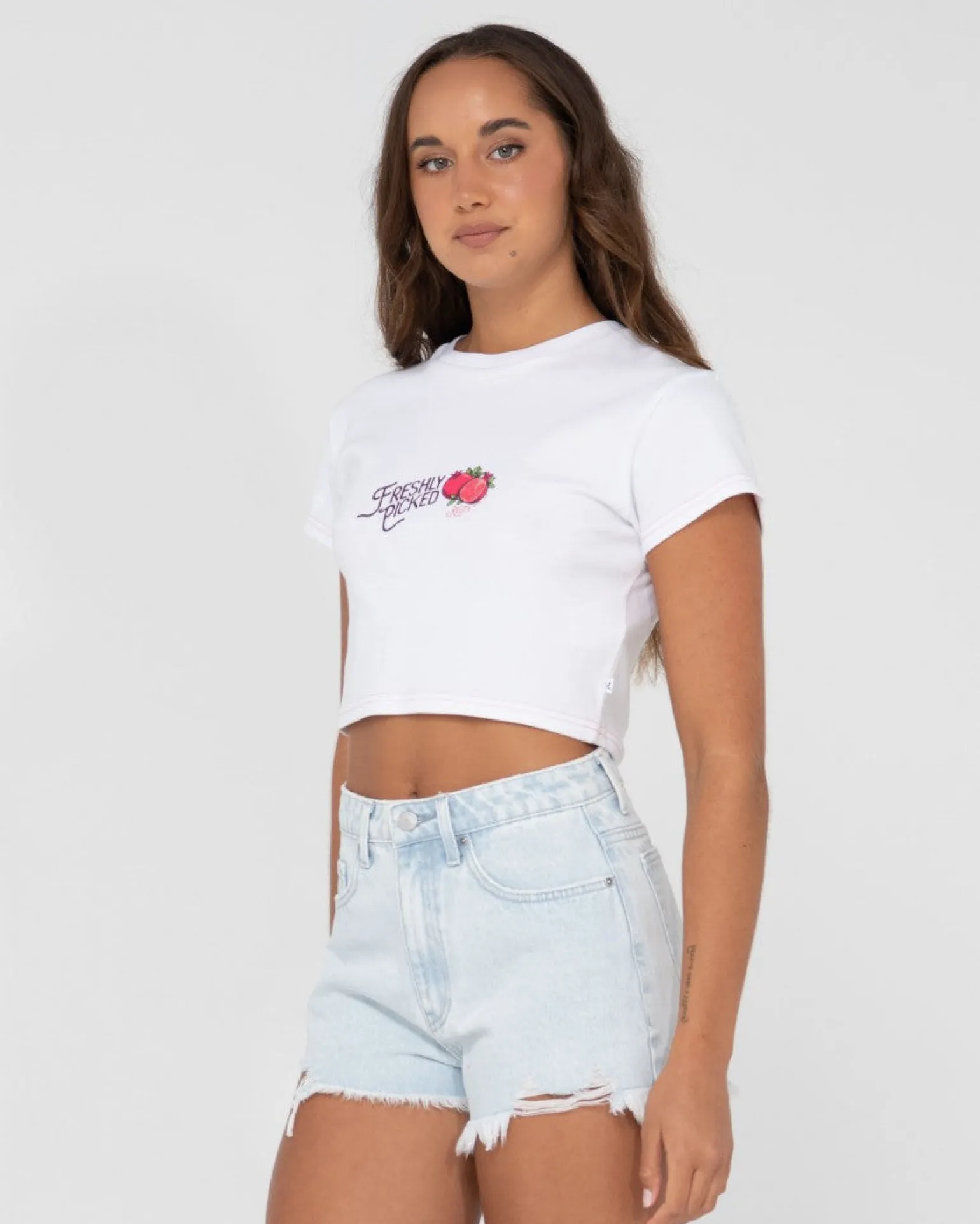 Camiseta Para Bebe Con Grafico De Manga Corta Fruitful>Rusty Discount