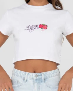 Camiseta Para Bebe Con Grafico De Manga Corta Fruitful><noscript><img width=