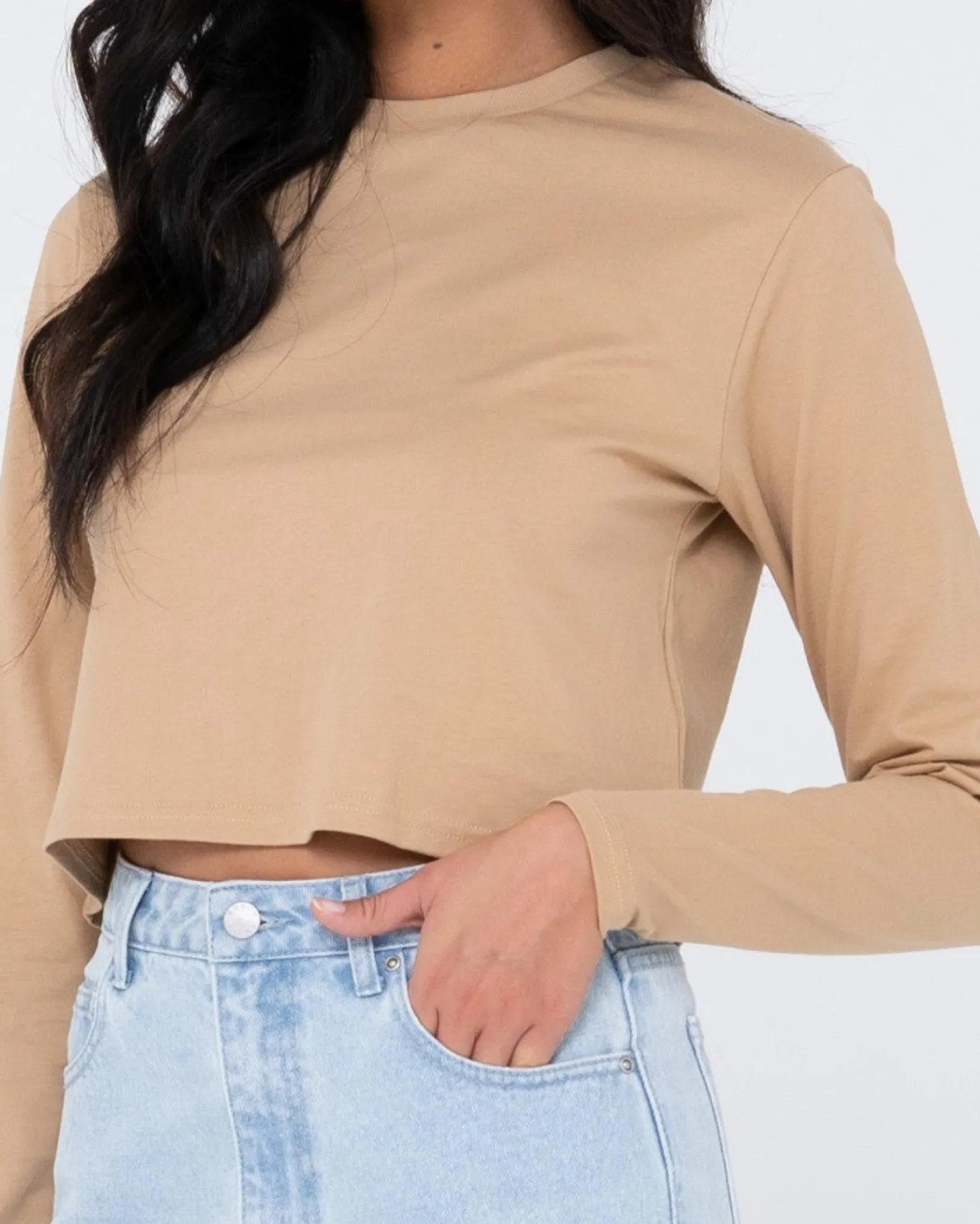 Camiseta Para Bebe De Manga Larga En Blanco>Rusty Discount