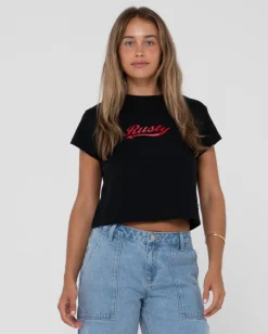 Camiseta Para Bebe Norty Con Grafico De Manga Corta>Rusty Fashion
