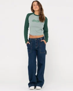 Camiseta Para Bebe Norty De Manga Larga Raglan><noscript><img width=